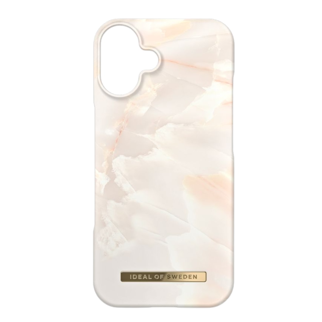 Funda Fashion Case iPhone 16 Rose Pearl Marble