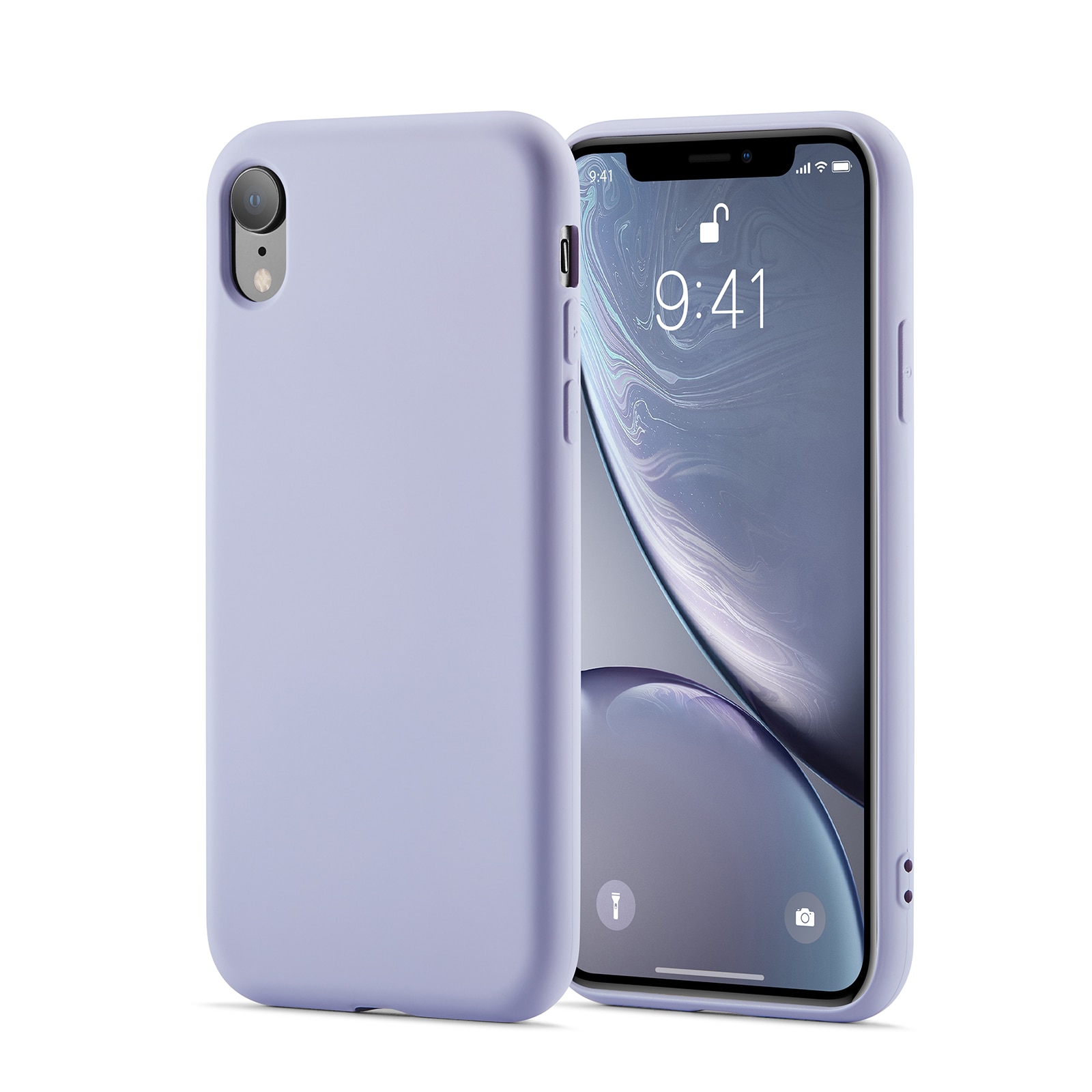 Funda TPU iPhone Xr violeta