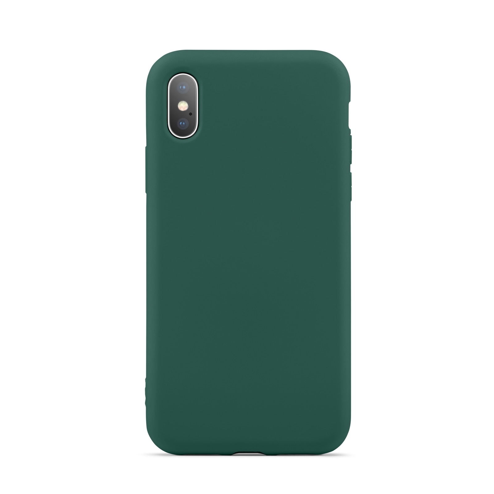 Funda TPU iPhone X/XS verde oscuro