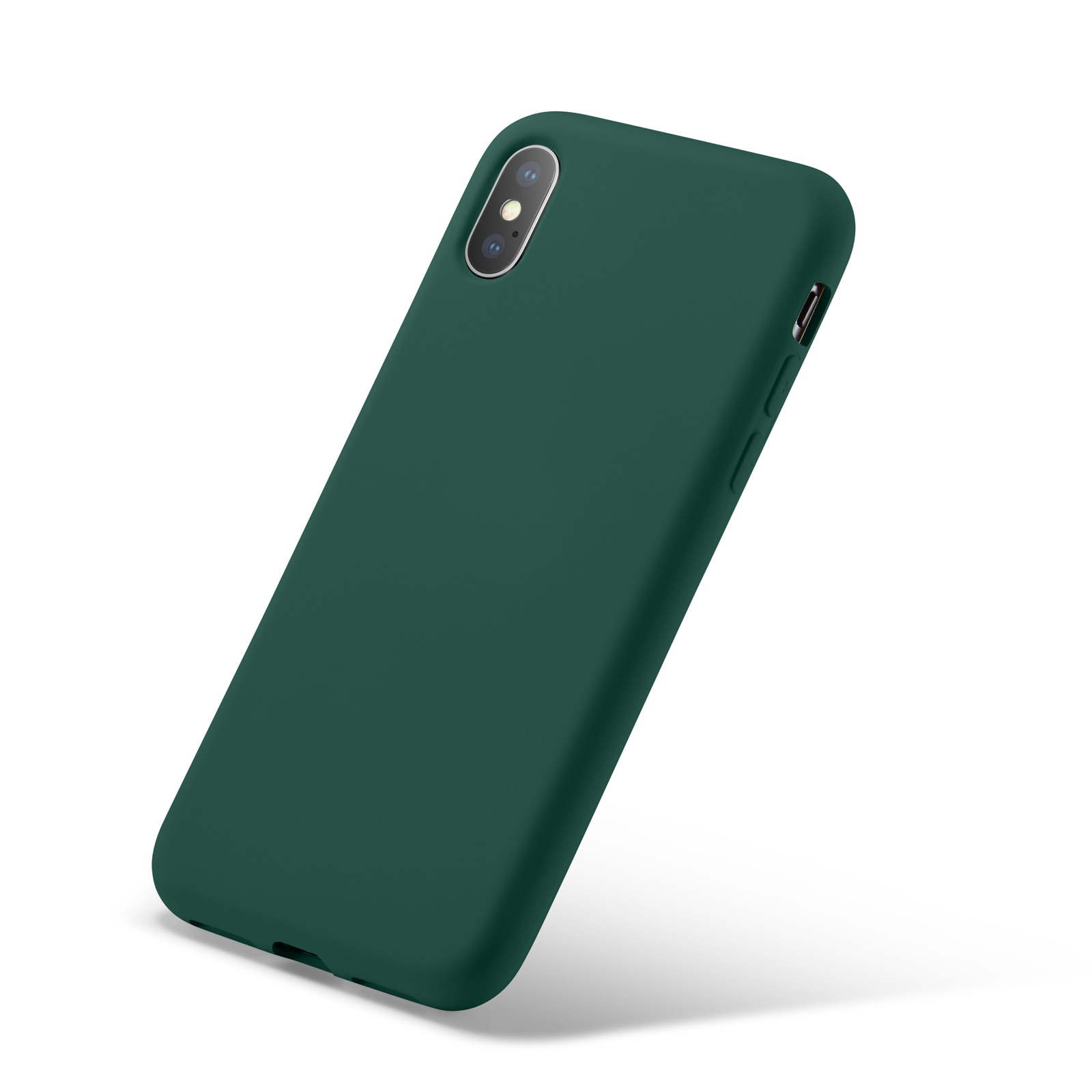 Funda TPU iPhone X/XS verde oscuro