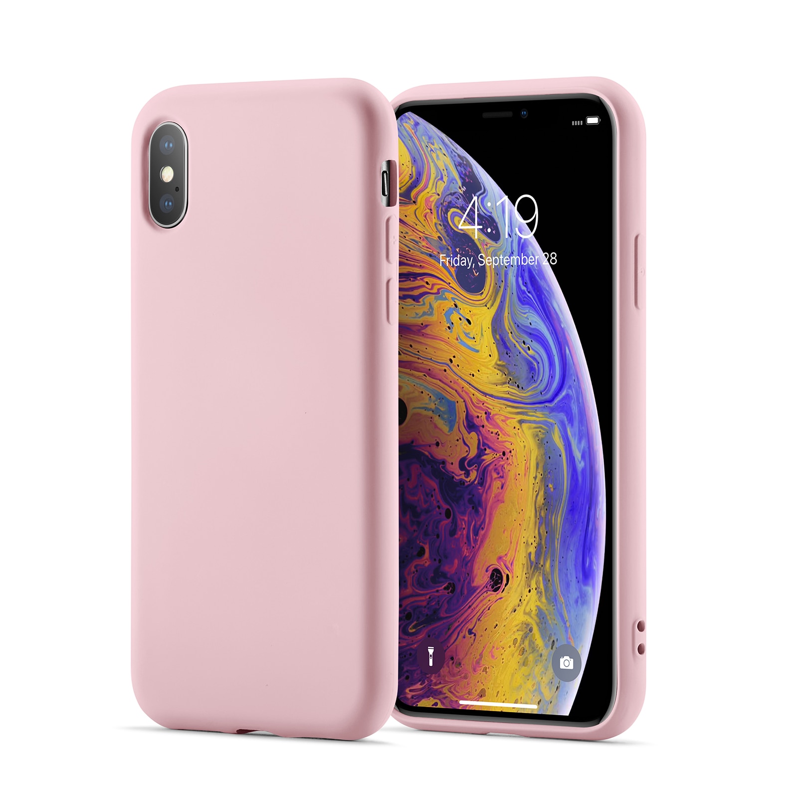 Funda TPU iPhone X/XS rosado