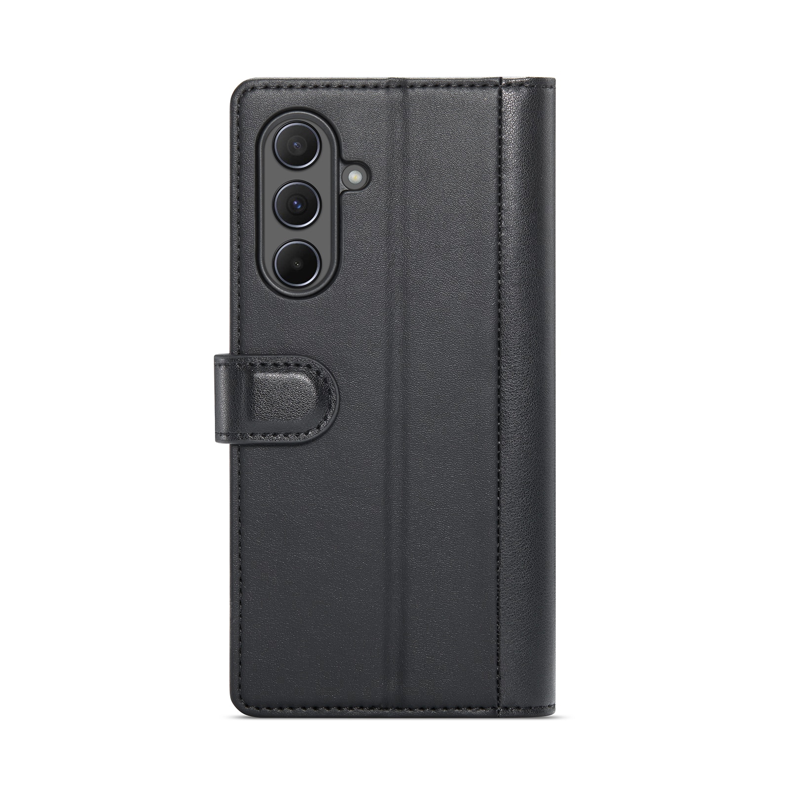 Funda de cuero genuino Samsung Galaxy A56, Negro