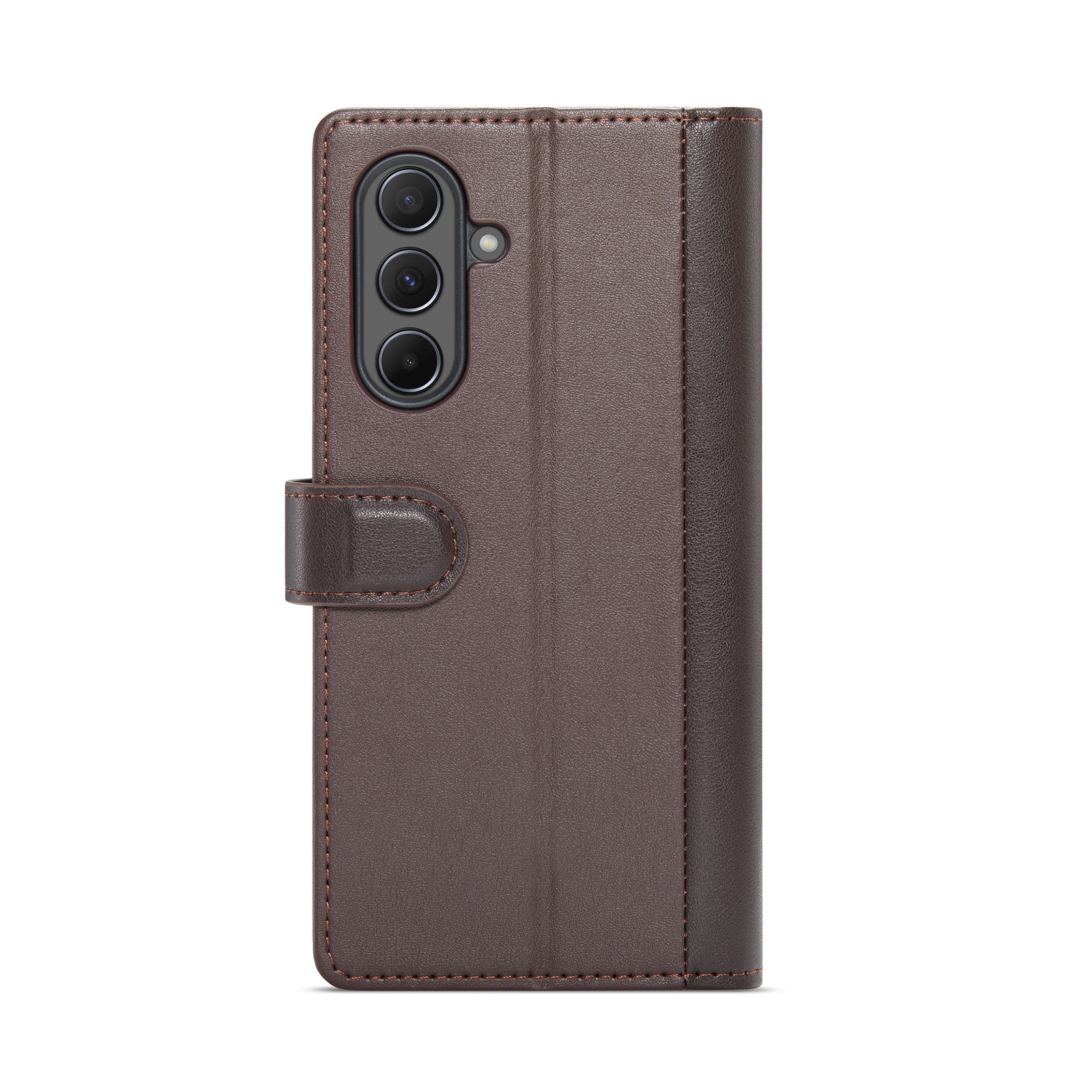 Funda de cuero genuino Samsung Galaxy A56, Marrón