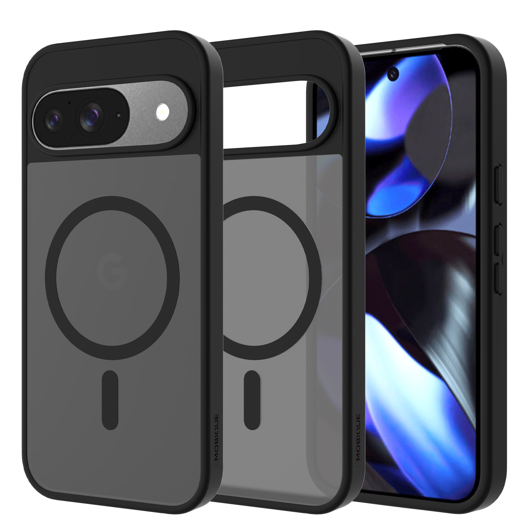 Funda Magnetic Hybrid Google Pixel 9 Frosted Black