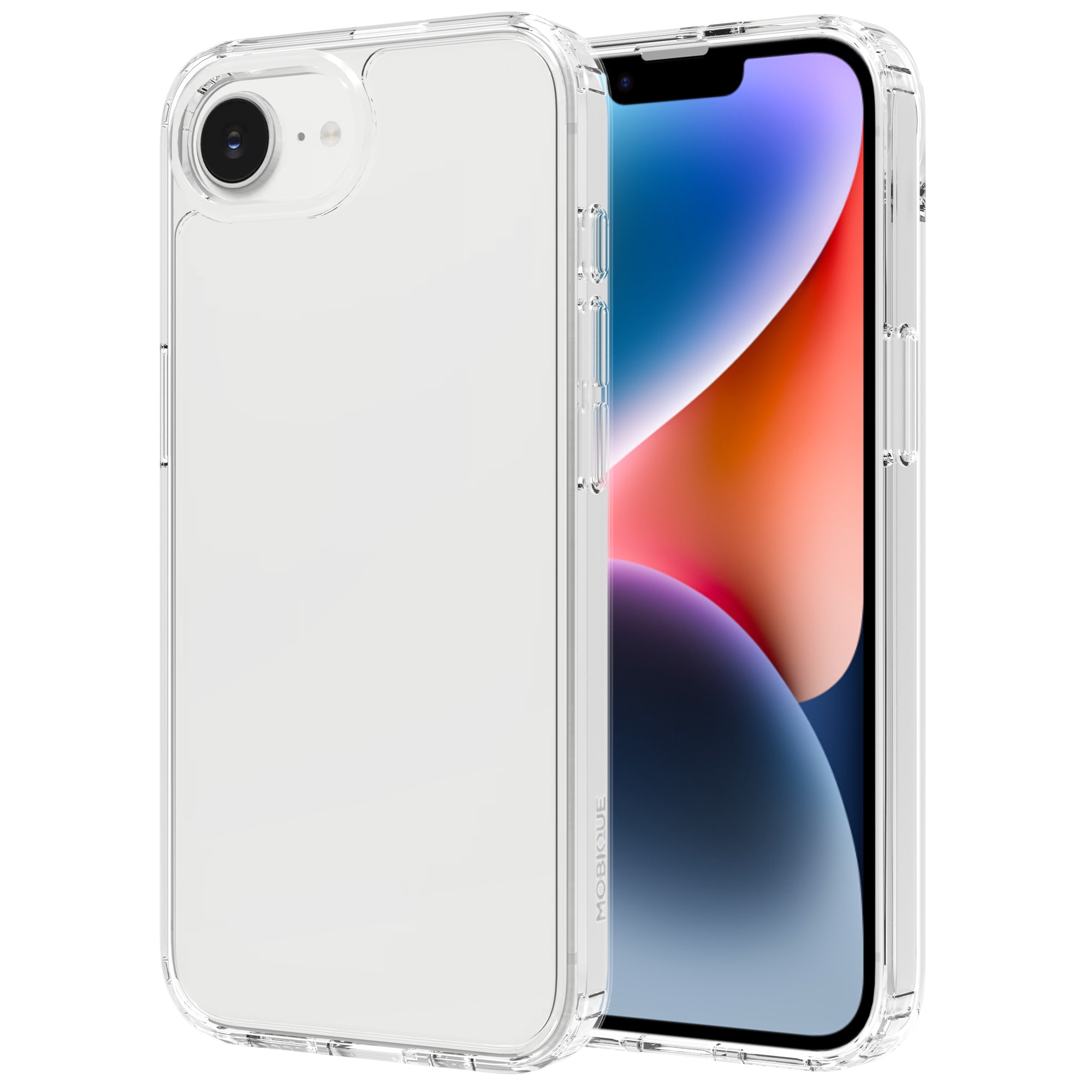 Funda híbrida para iPhone 16e Transparente