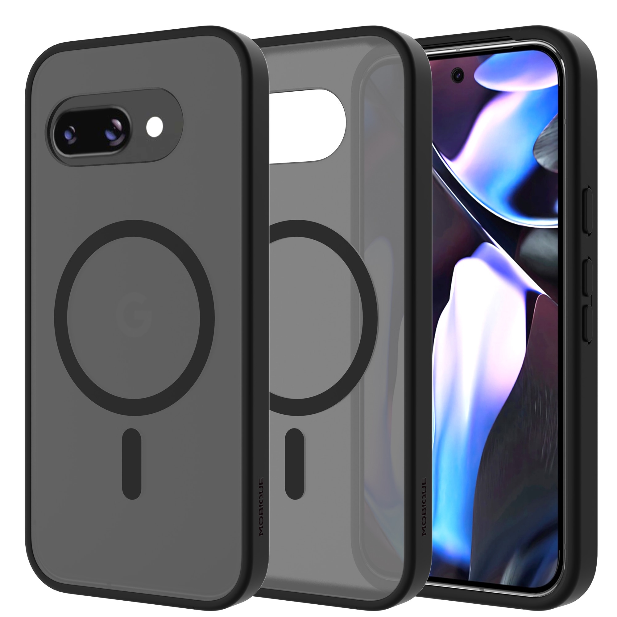 Funda Magnetic Hybrid Google Pixel 9a Frosted Black