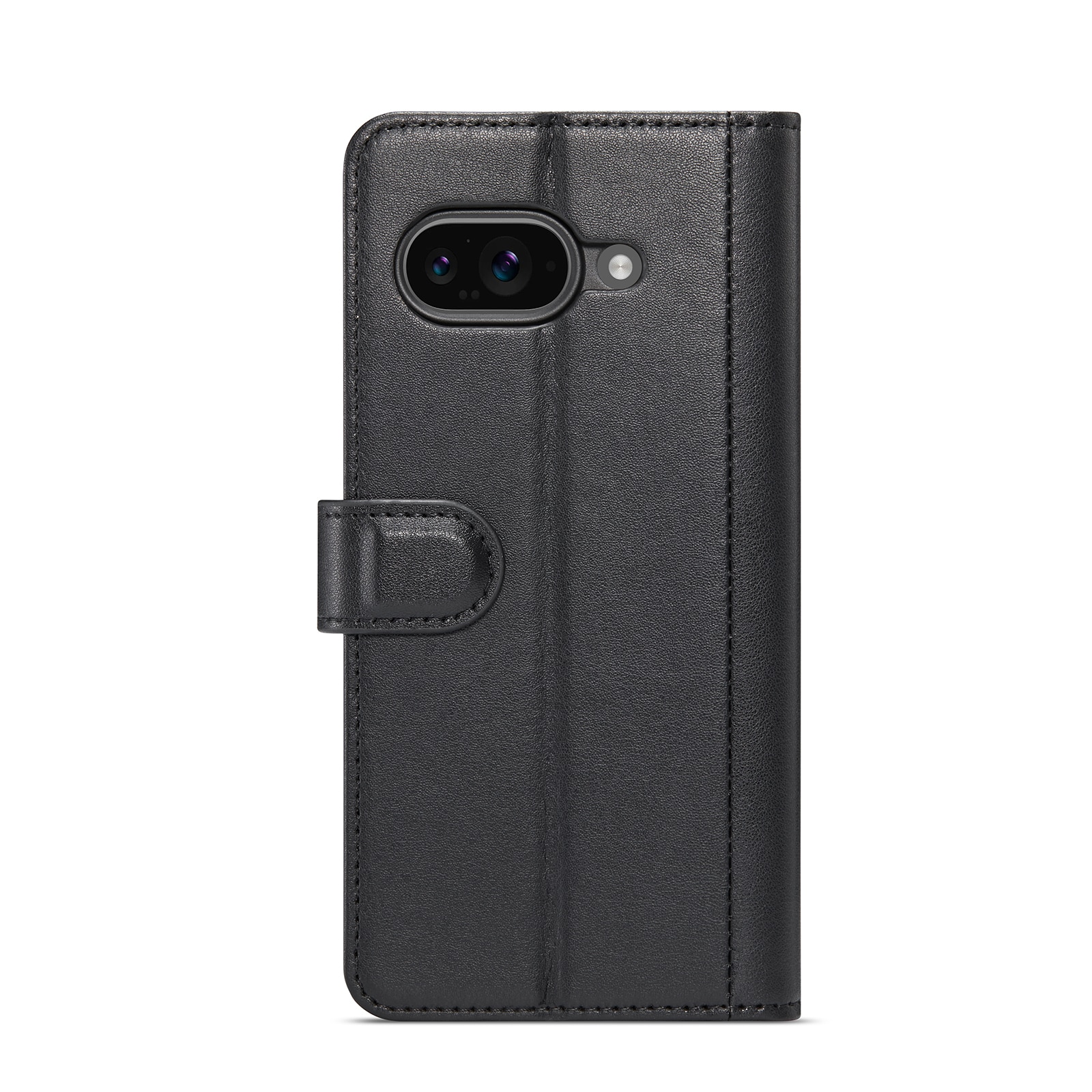 Funda de cuero genuino Google Pixel 9a, Negro