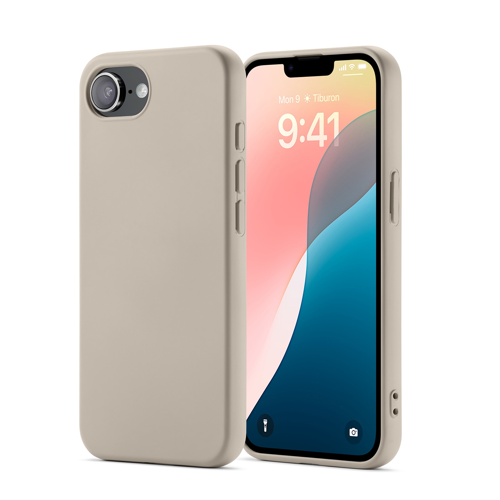 Funda TPU iPhone 16e Beige