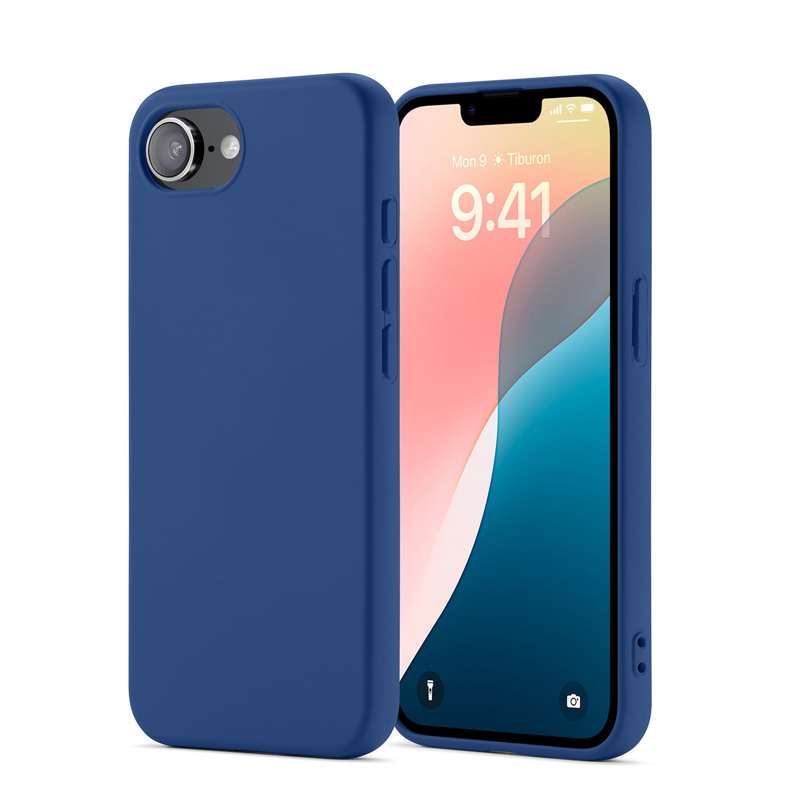 Funda TPU iPhone 16e azul oscuro