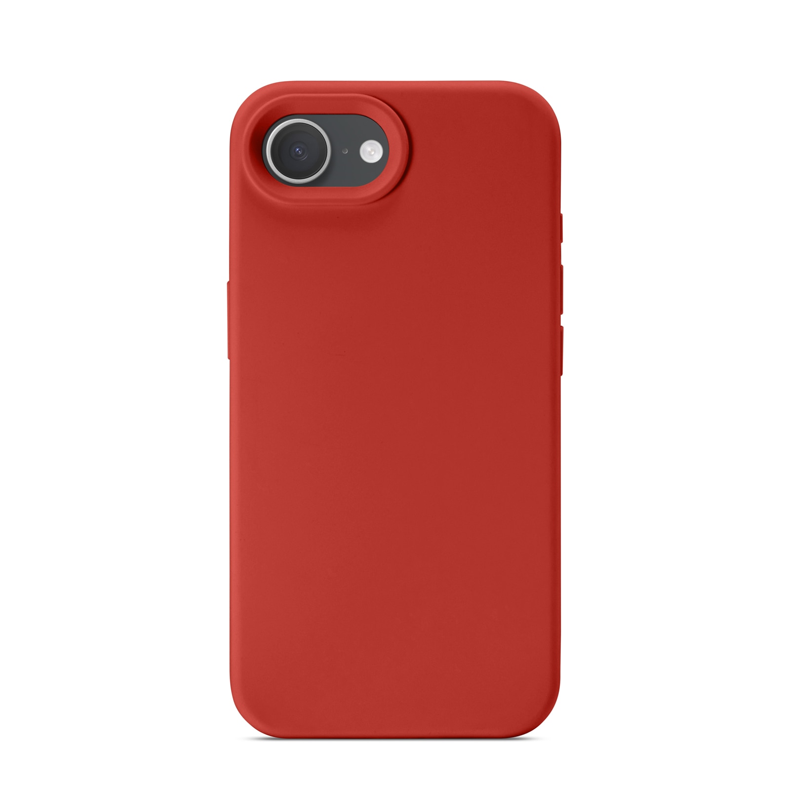 Funda de silicona Magnetic iPhone 16e Lava Red