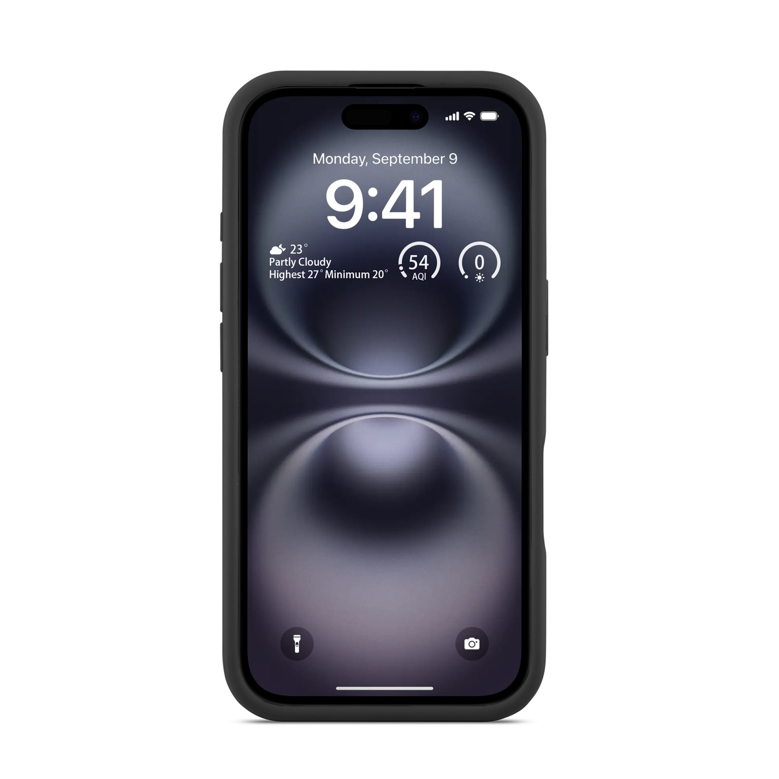 Funda de silicona Magnetic iPhone 16 Negro