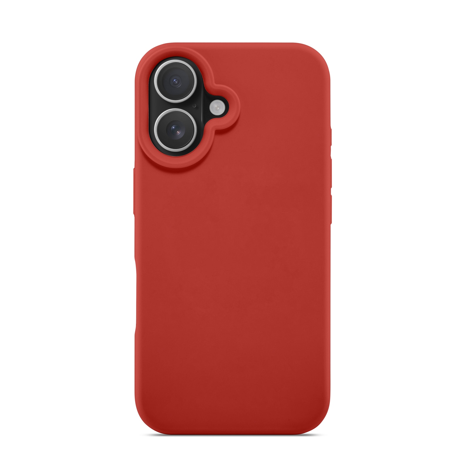 Funda de silicona Magnetic iPhone 16 Lava Red