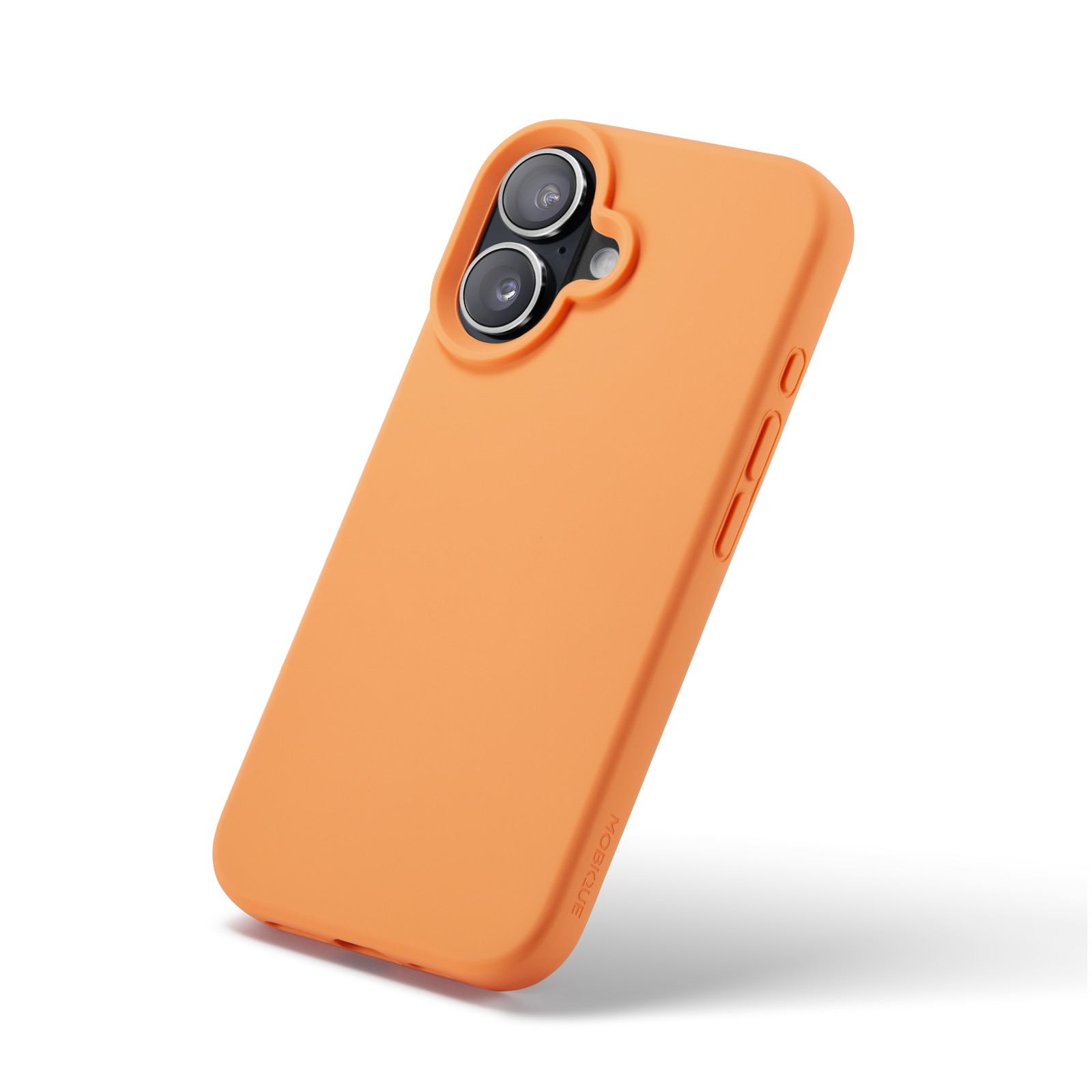 Funda de silicona Magnetic iPhone 16 Solar Orange