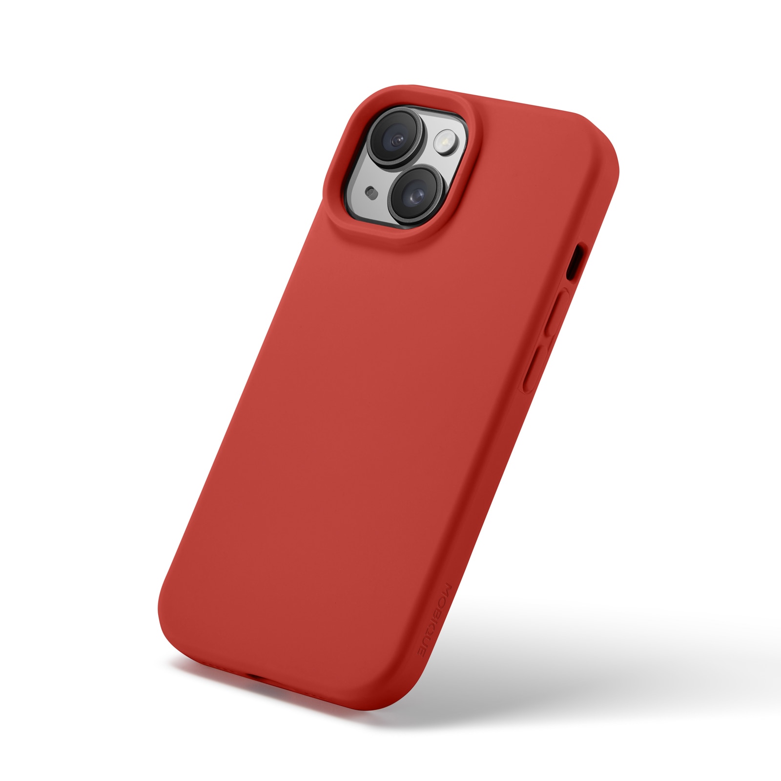 Funda de silicona Magnetic iPhone 15 Lava Red