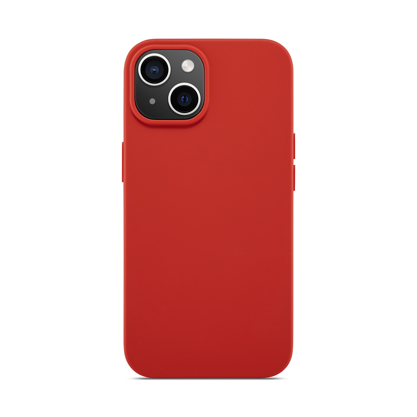 Funda de silicona Magnetic iPhone 14 Lava Red