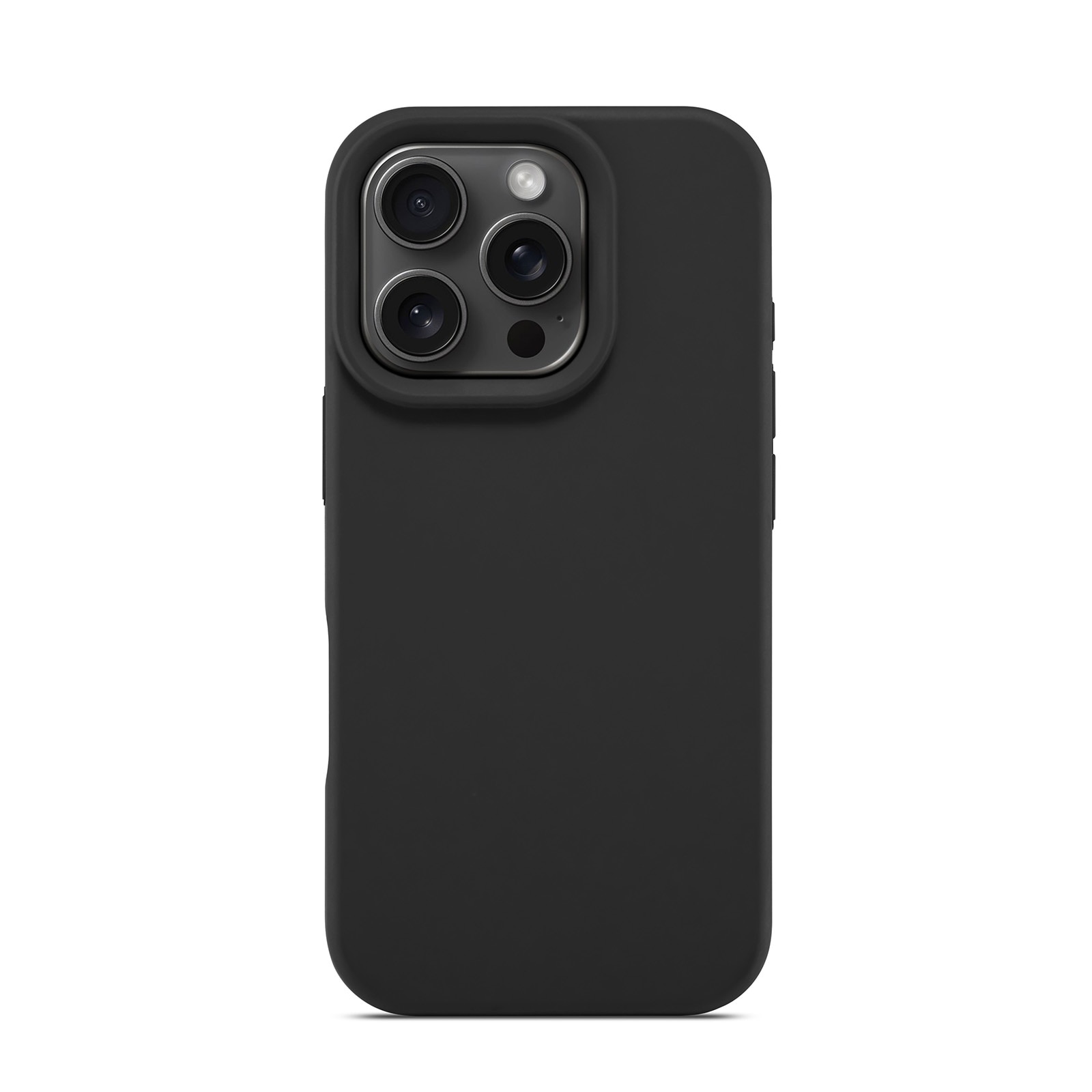 Funda de silicona Magnetic iPhone 16 Pro Negro