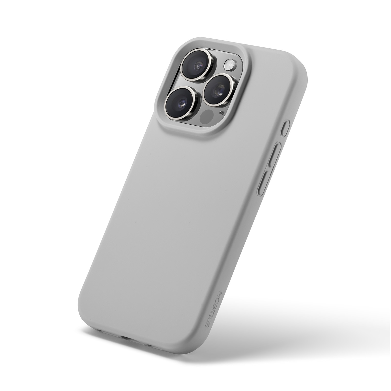 Funda de silicona Magnetic iPhone 16 Pro Gris