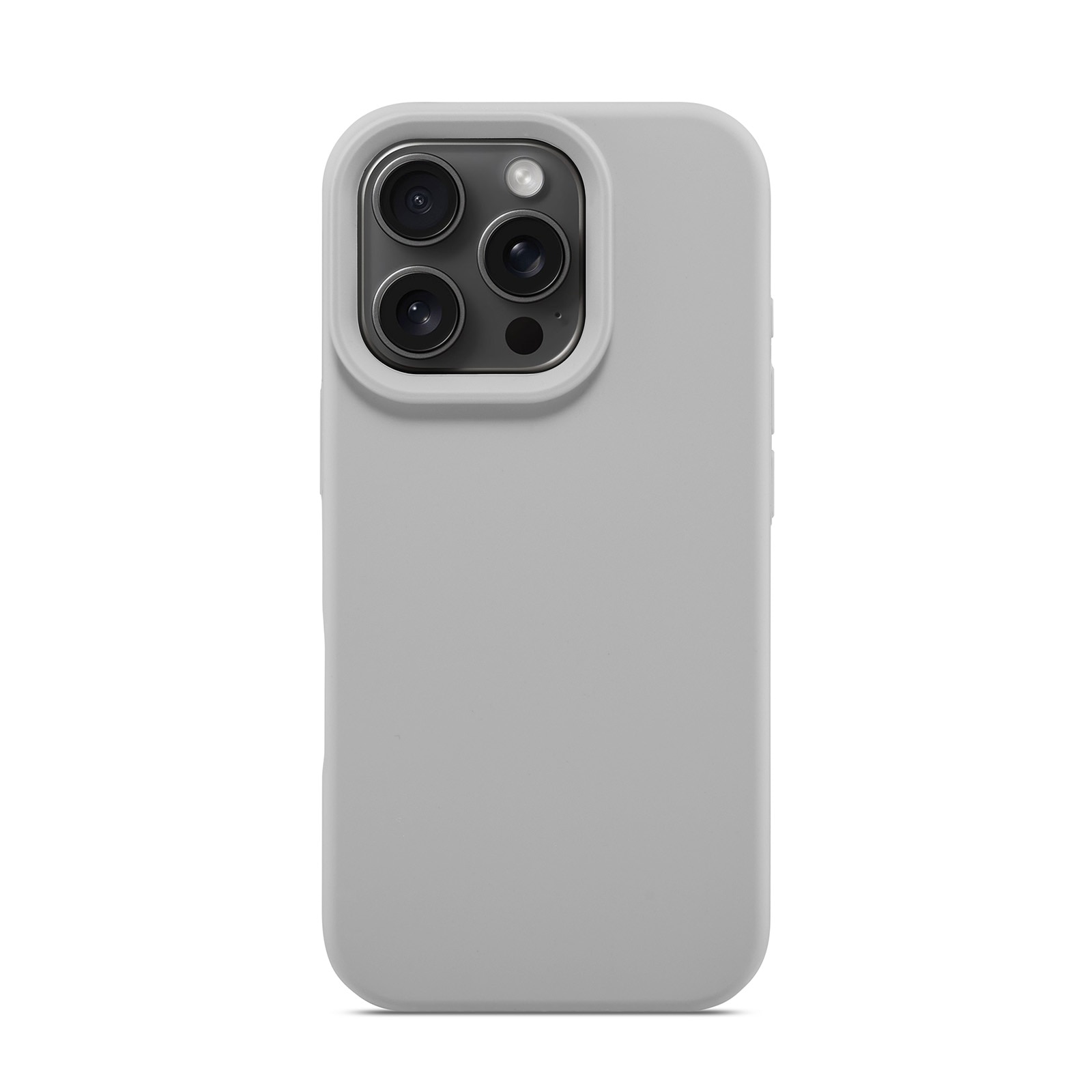 Funda de silicona Magnetic iPhone 16 Pro Gris