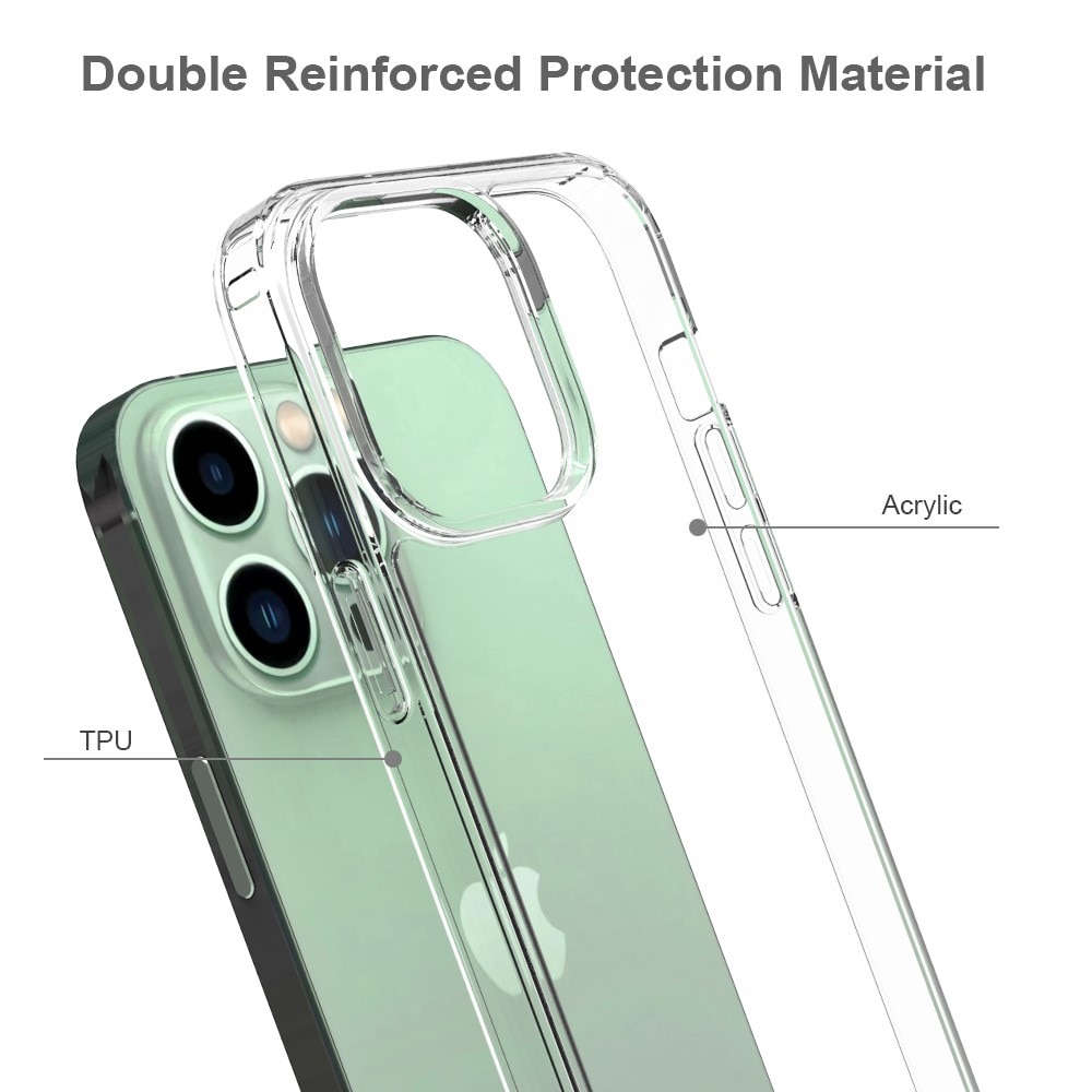 Funda híbrida para iPhone 14 Pro Max transparente