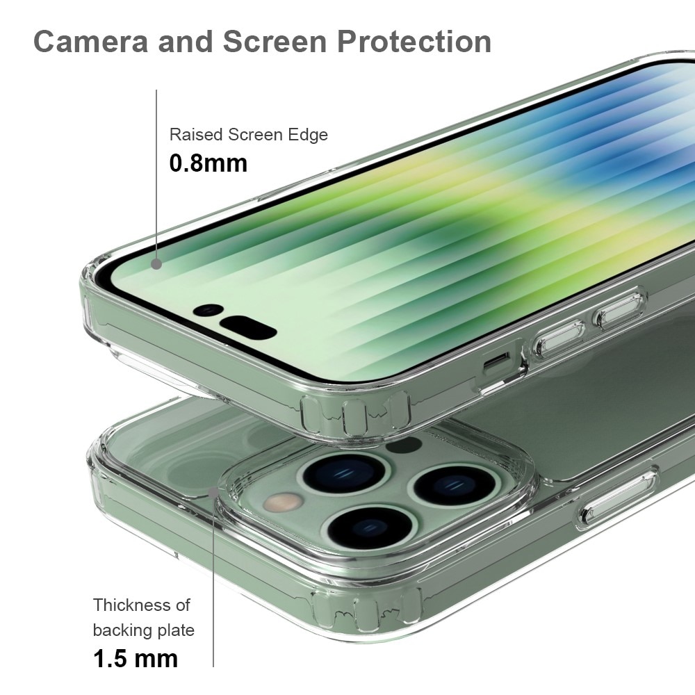 Funda híbrida para iPhone 14 Pro Max transparente