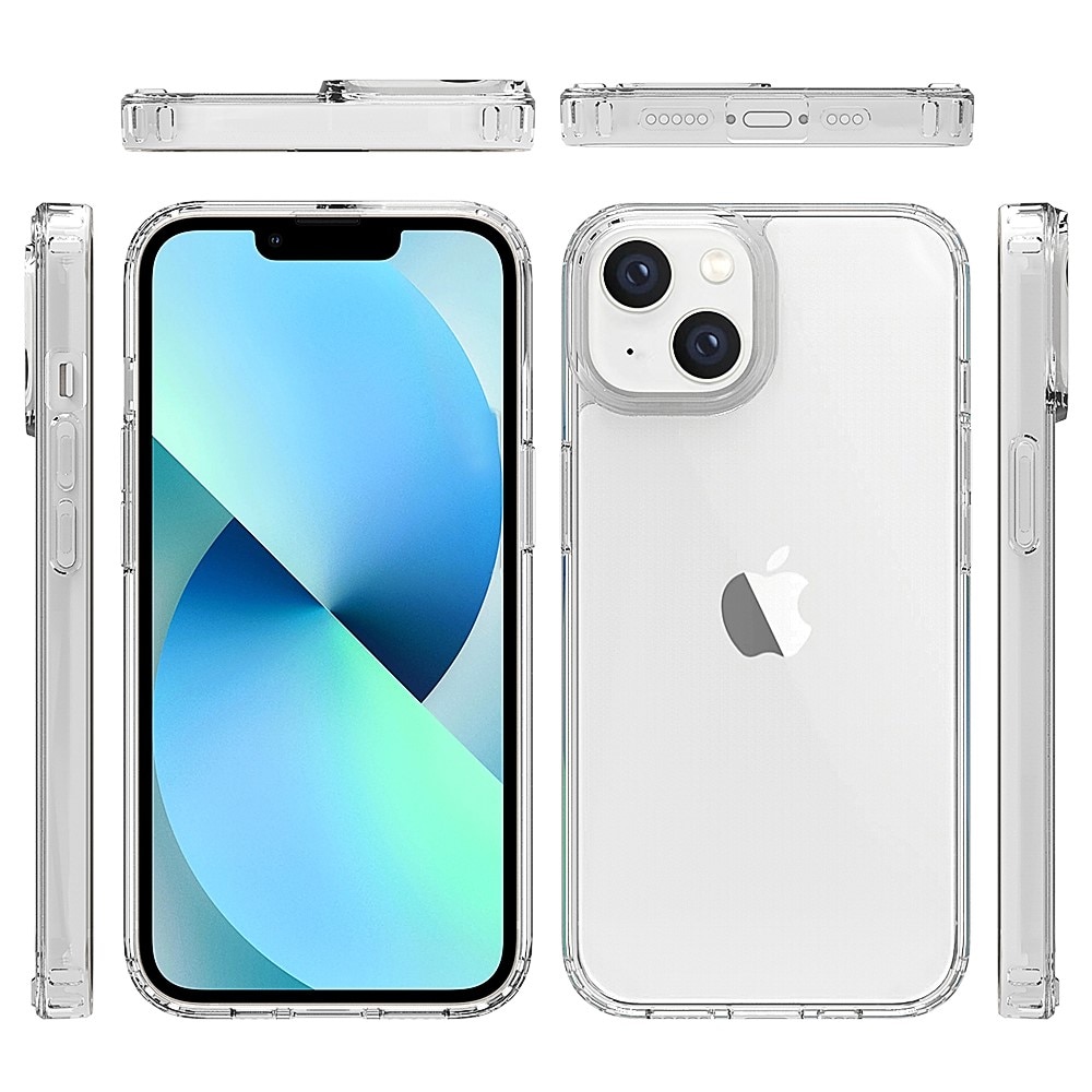 Funda híbrida para iPhone 14 transparente