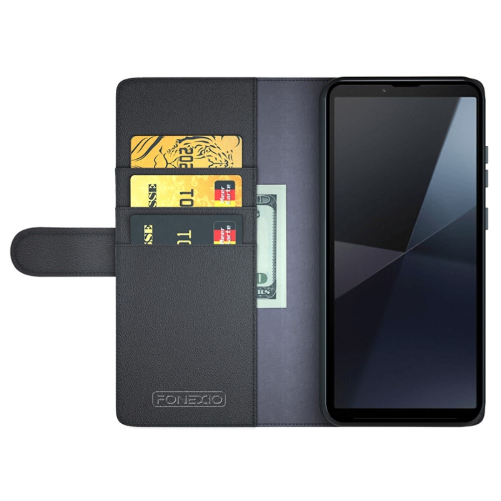 Kit para Sony Xperia 10 VI : Funda cartera y protector de pantalla