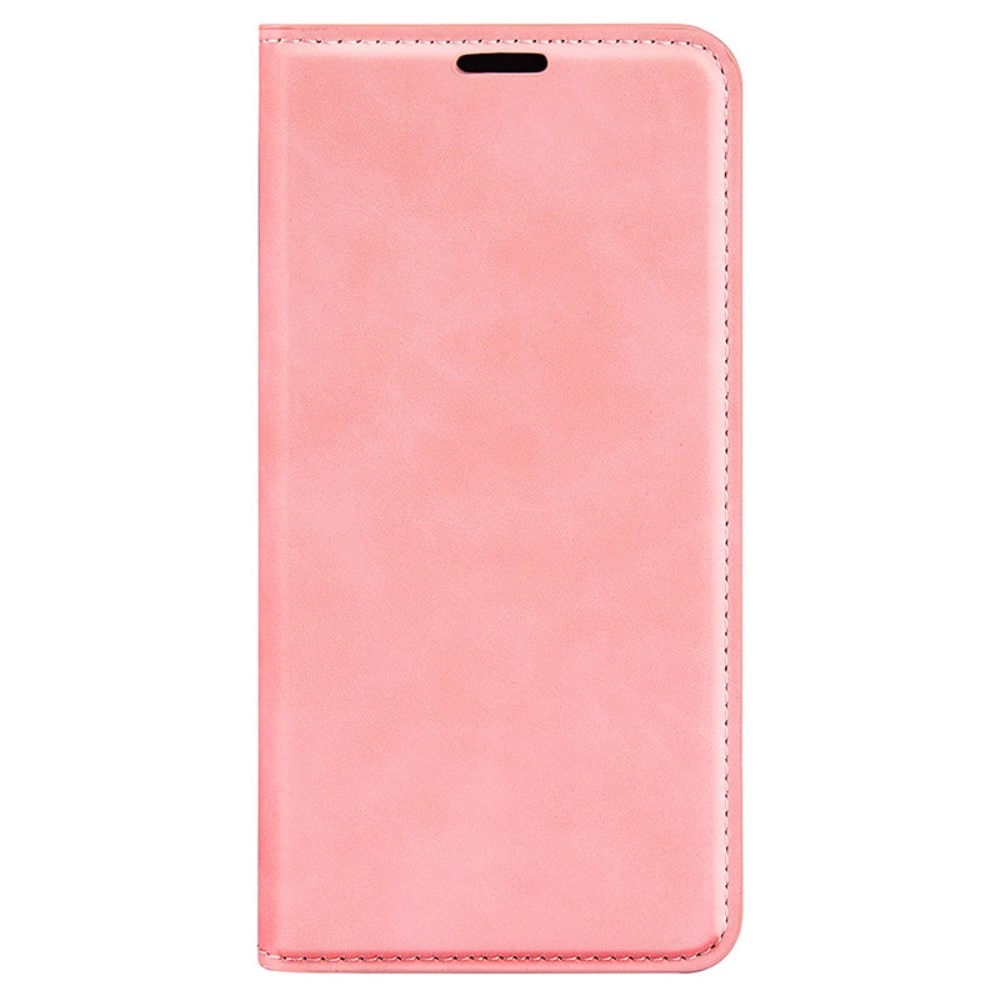 Funda delgada cartera iPhone 16 rosado