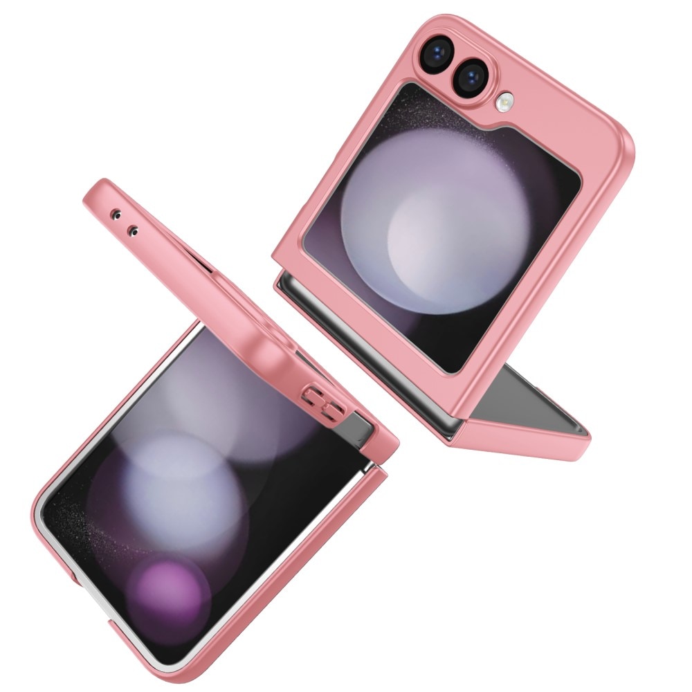 Funda magnética con porta anillos Samsung Galaxy Z Flip 6 rosado