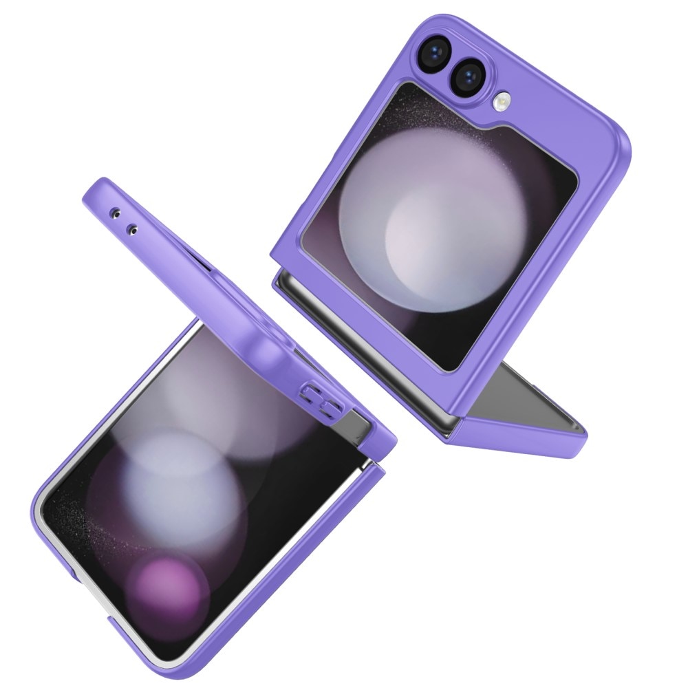 Funda magnética con porta anillos Samsung Galaxy Z Flip 6 violeta