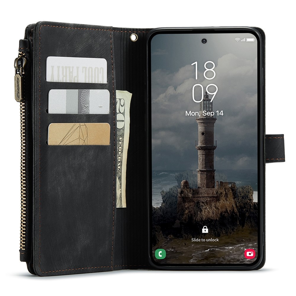 Cartera Zipper Samsung Galaxy A55 Negro