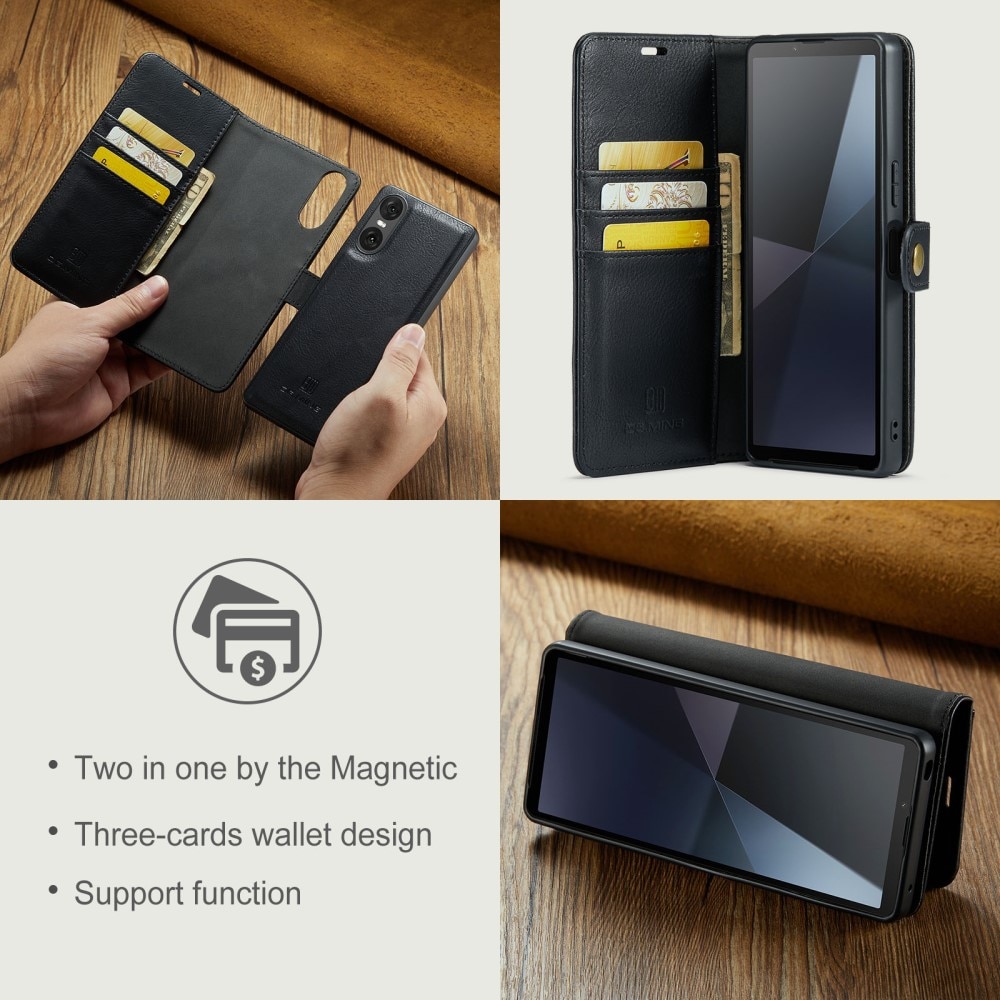 Cartera Magnet Wallet Sony Xperia 10 VI Black