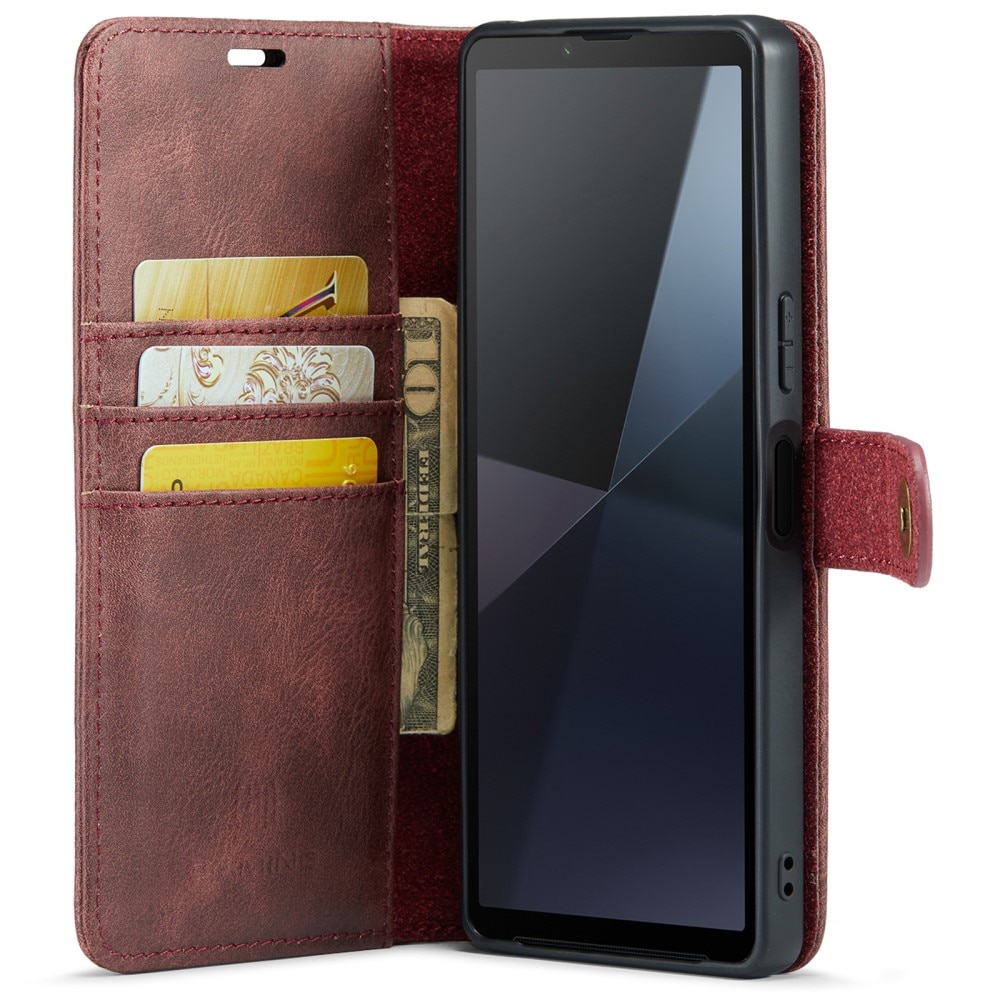 Cartera Magnet Wallet Sony Xperia 10 VI Red