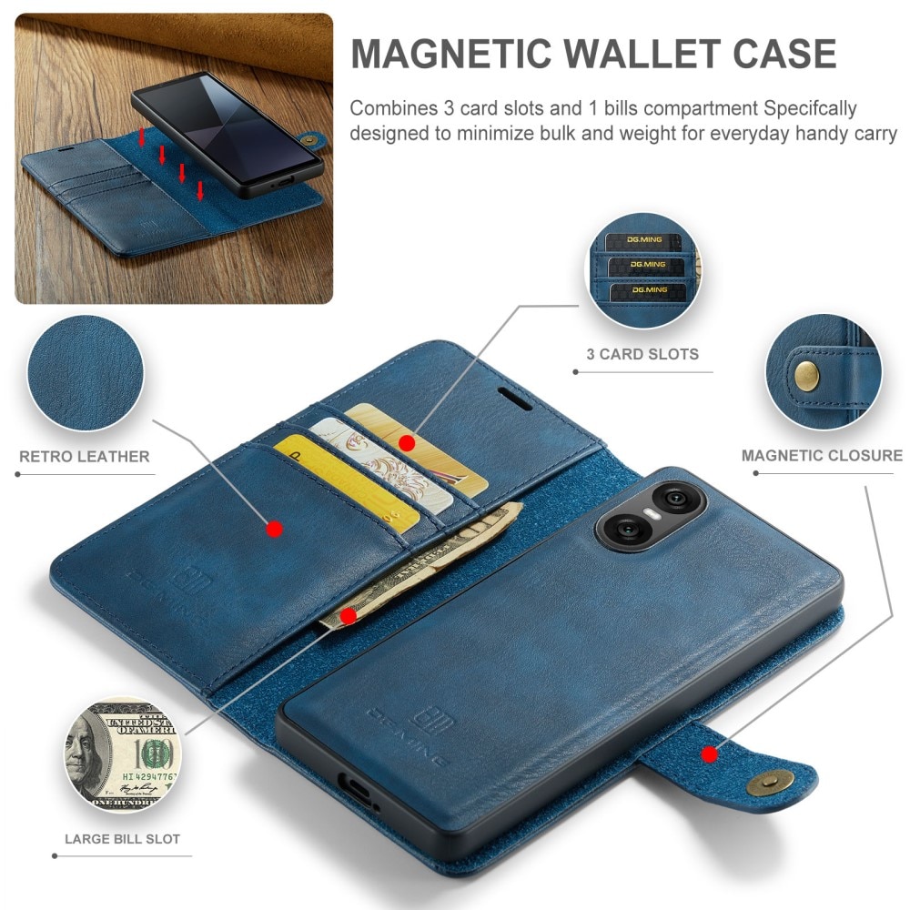 Cartera Magnet Wallet Sony Xperia 10 VI Blue