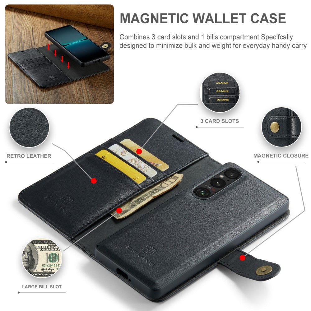 Cartera Magnet Wallet Sony Xperia 1 VI Black