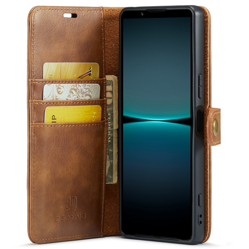 Cartera Magnet Wallet Sony Xperia 1 VI Cognac