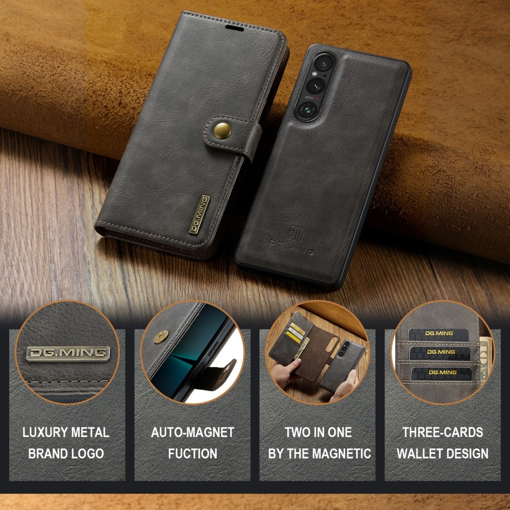 Cartera Magnet Wallet Sony Xperia 1 VI Brown