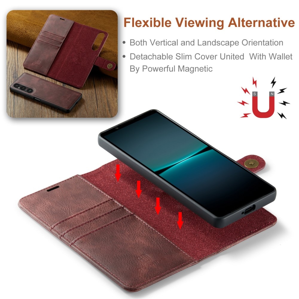 Cartera Magnet Wallet Sony Xperia 1 VI Red