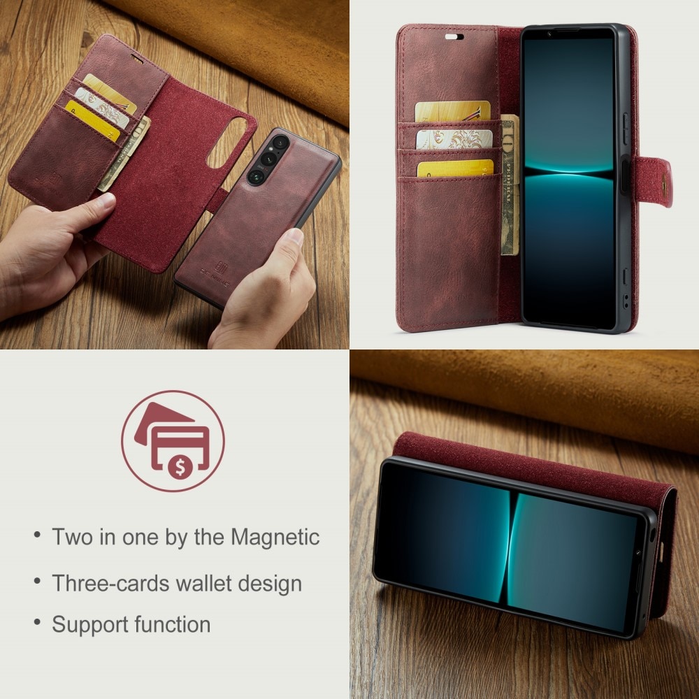 Cartera Magnet Wallet Sony Xperia 1 VI Red