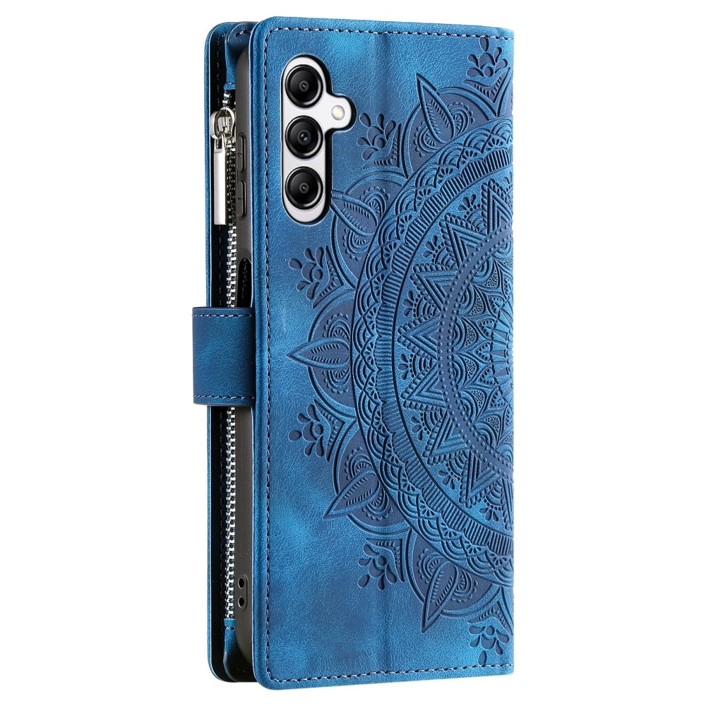 Funda Mandala tipo billetera Samsung Galaxy S24 FE, azul