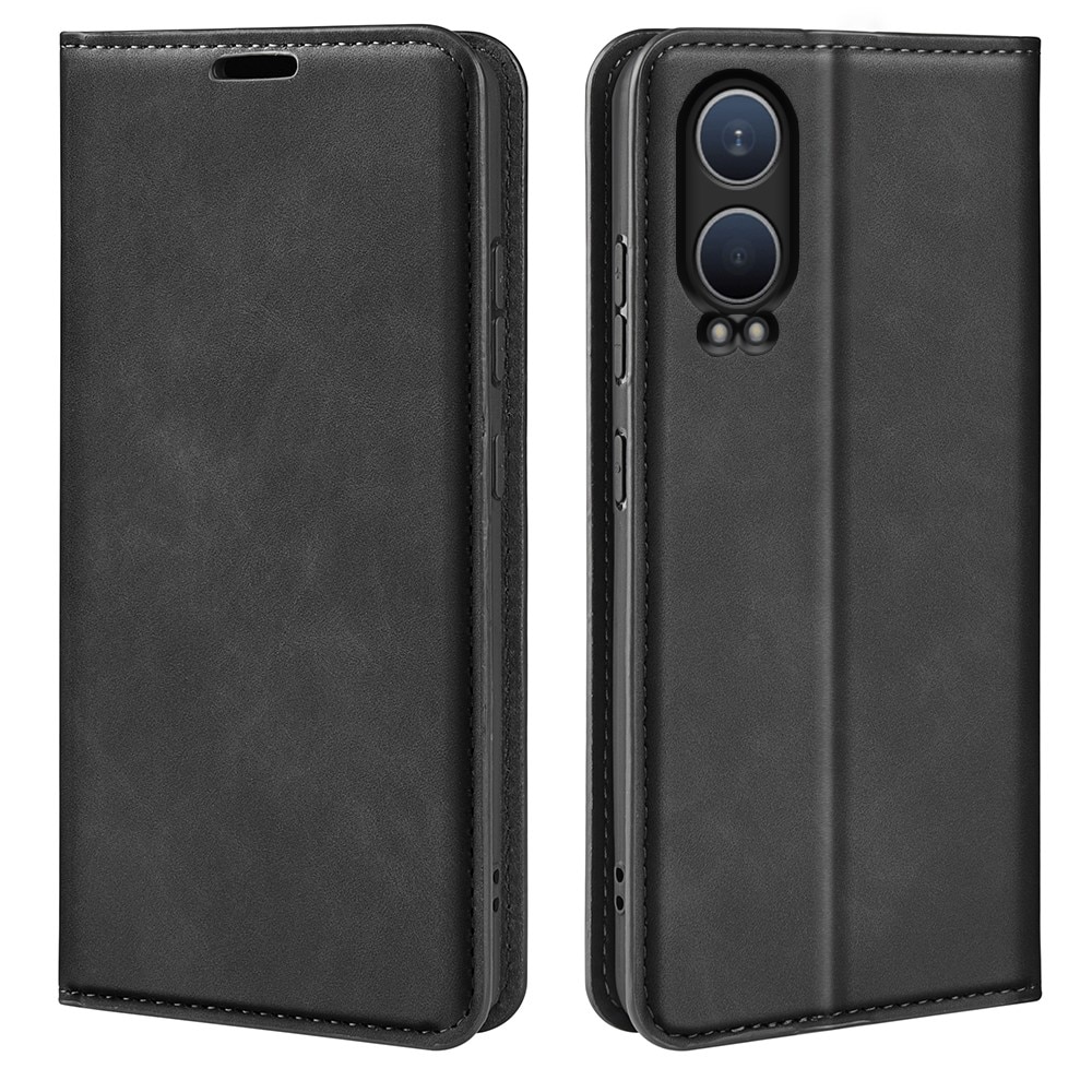 Funda delgada cartera  OnePlus Nord CE 4 Lite Negro