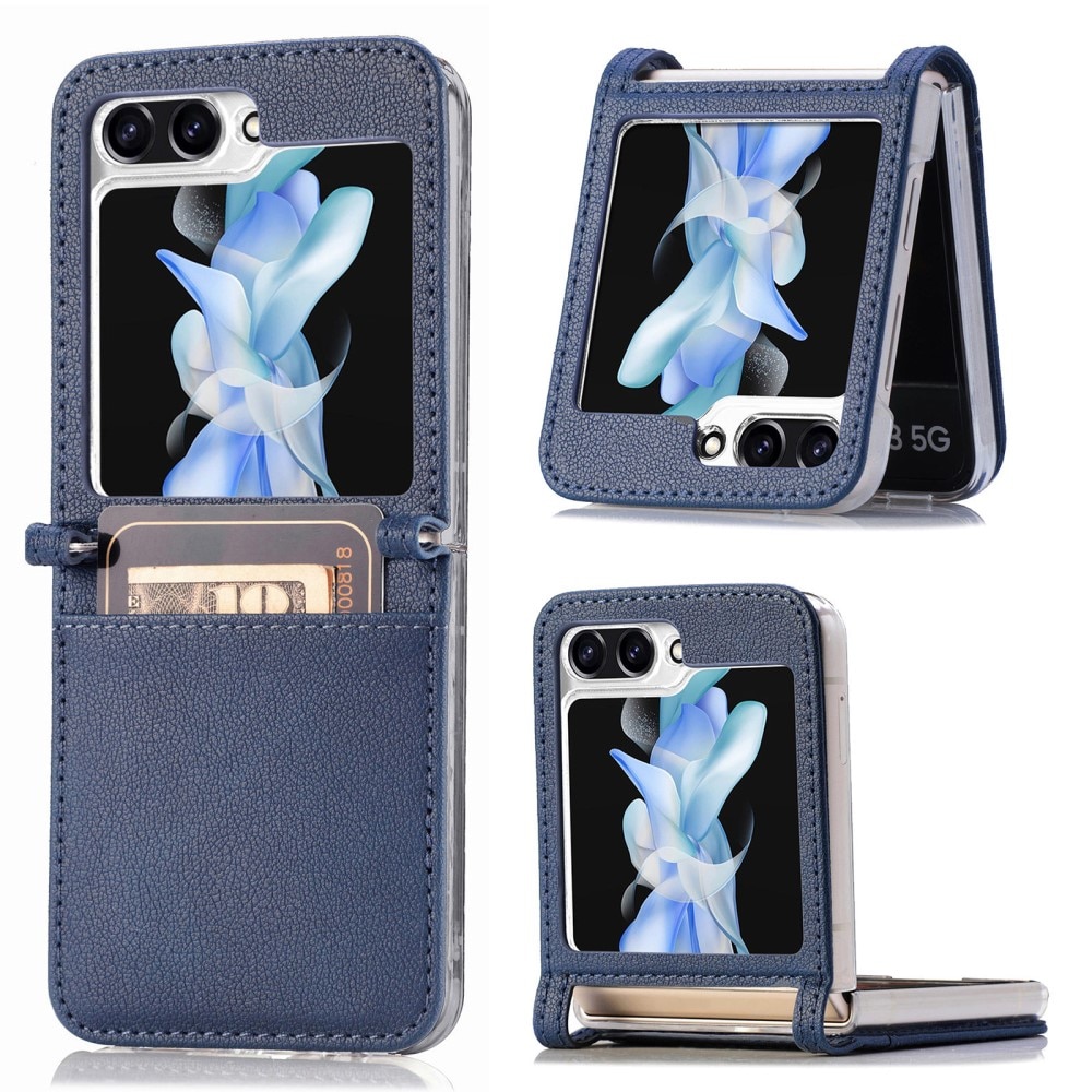 Cartera Slim Card Wallet Samsung Galaxy Z Flip 6 azul