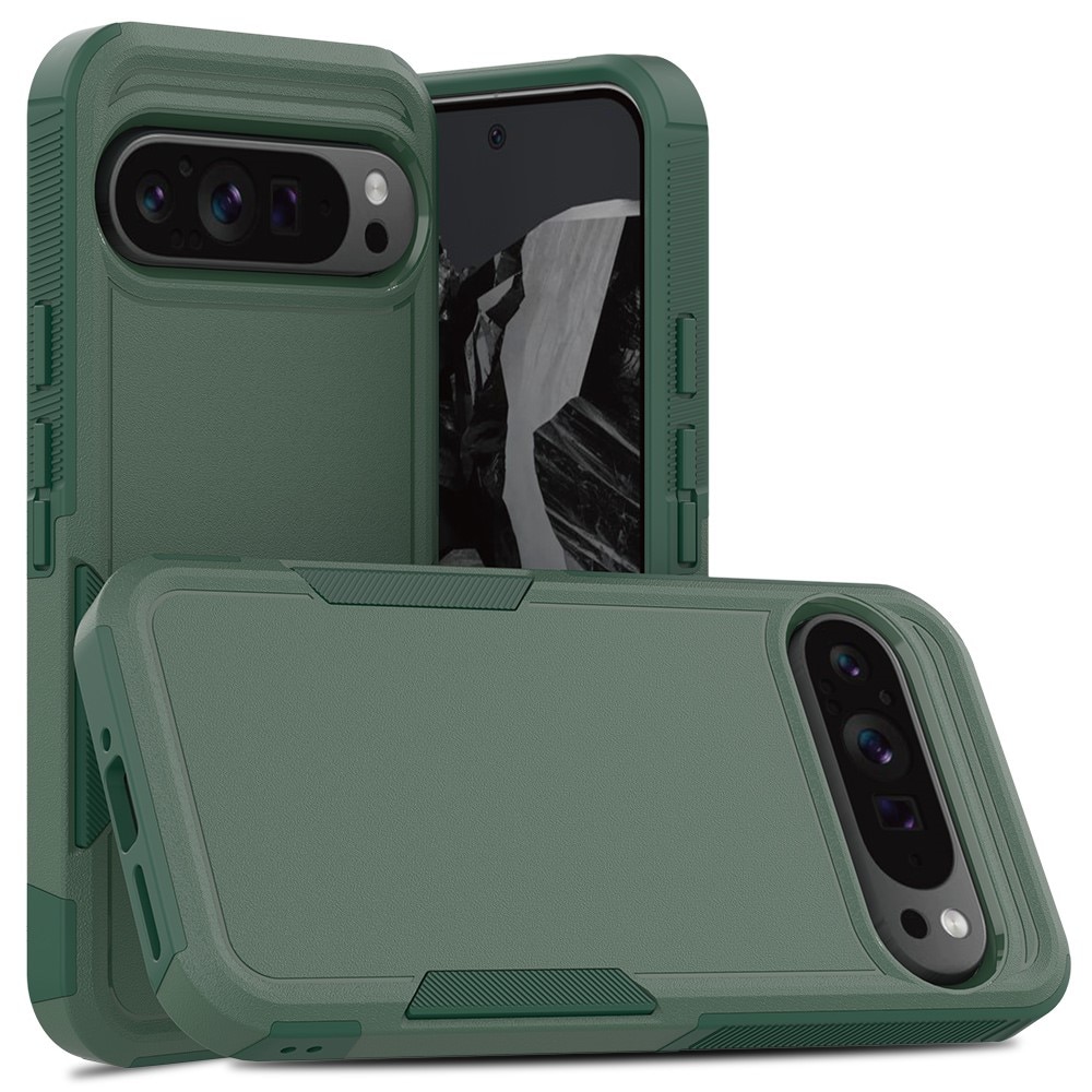 Funda híbrida Off-road Google Pixel 9 Pro XL, verde