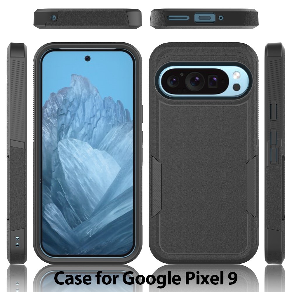 Funda híbrida Off-road Google Pixel 9 Pro, negro