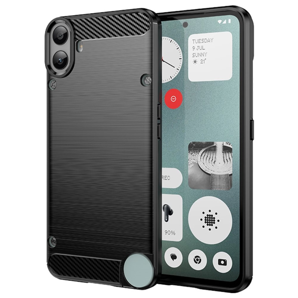 Funda TPU Brushed Nothing CMF Phone 1 Black