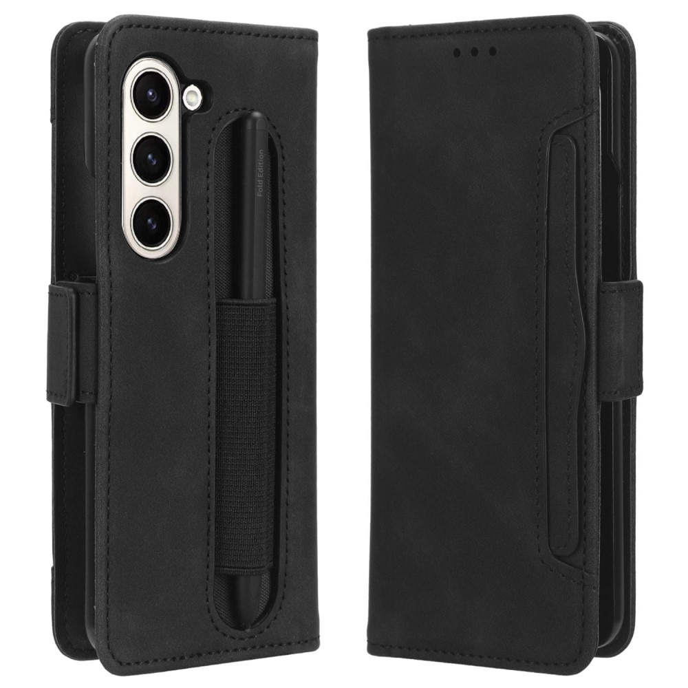 Funda multiusos con solapa con portalápices S-Pen Samsung Galaxy Z Fold 6 negro