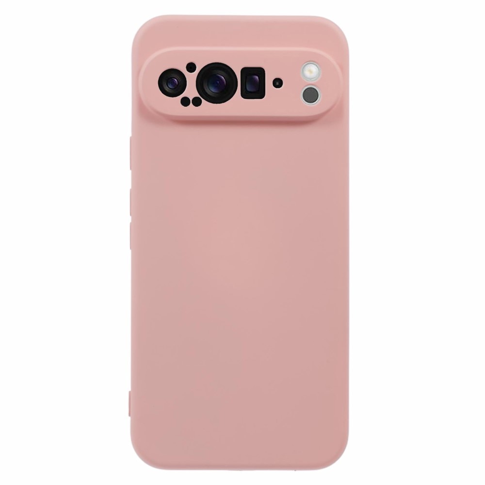 Funda TPU resistente a los golpes Google Pixel 9 Pro Rosa