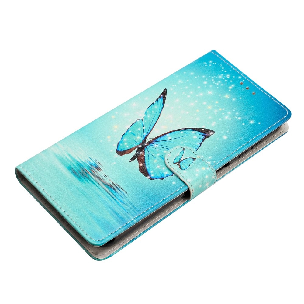 Funda cartera Google Pixel 9 Pro mariposas azules