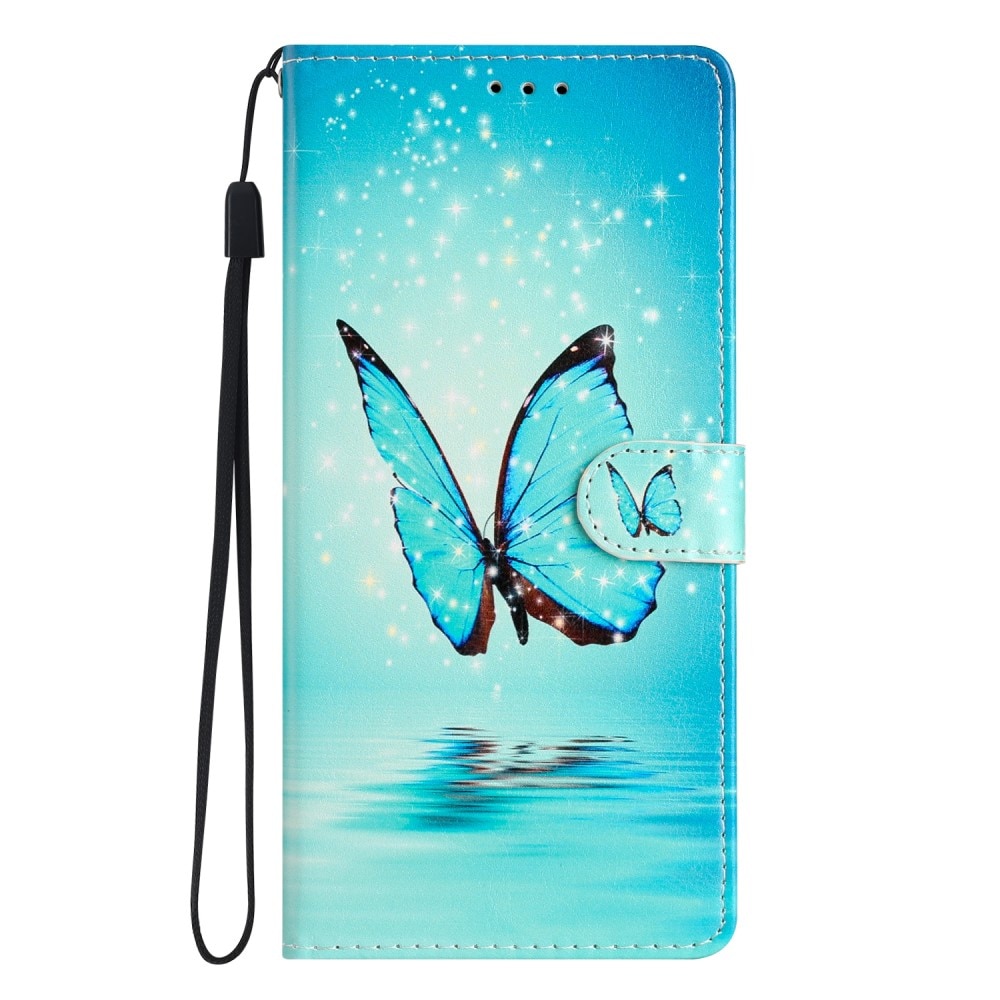 Funda cartera Google Pixel 9 Pro mariposas azules