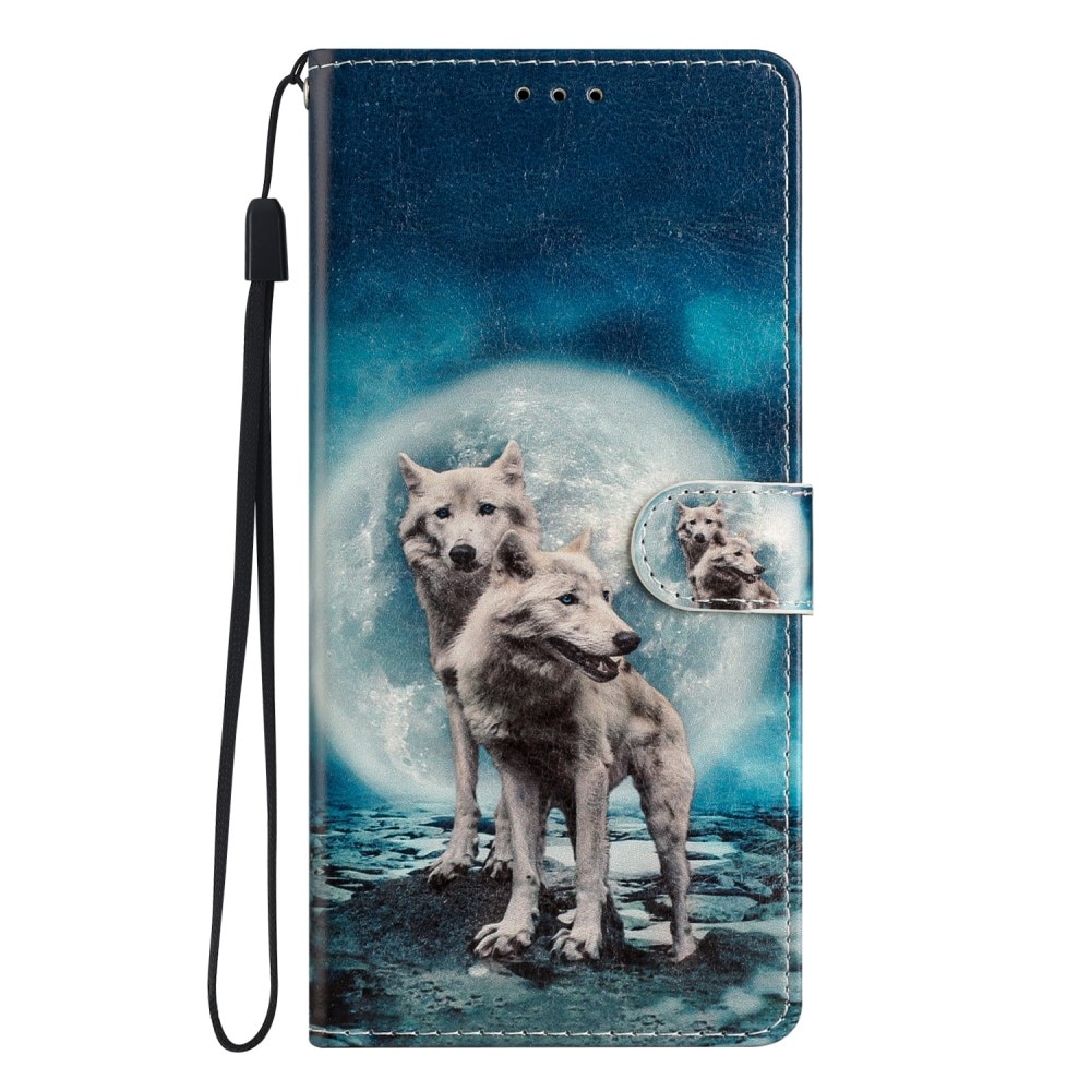 Funda cartera Google Pixel 9 Pro lobos