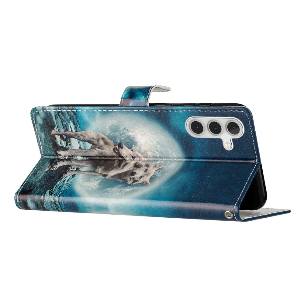 Funda cartera Samsung Galaxy A16 lobos